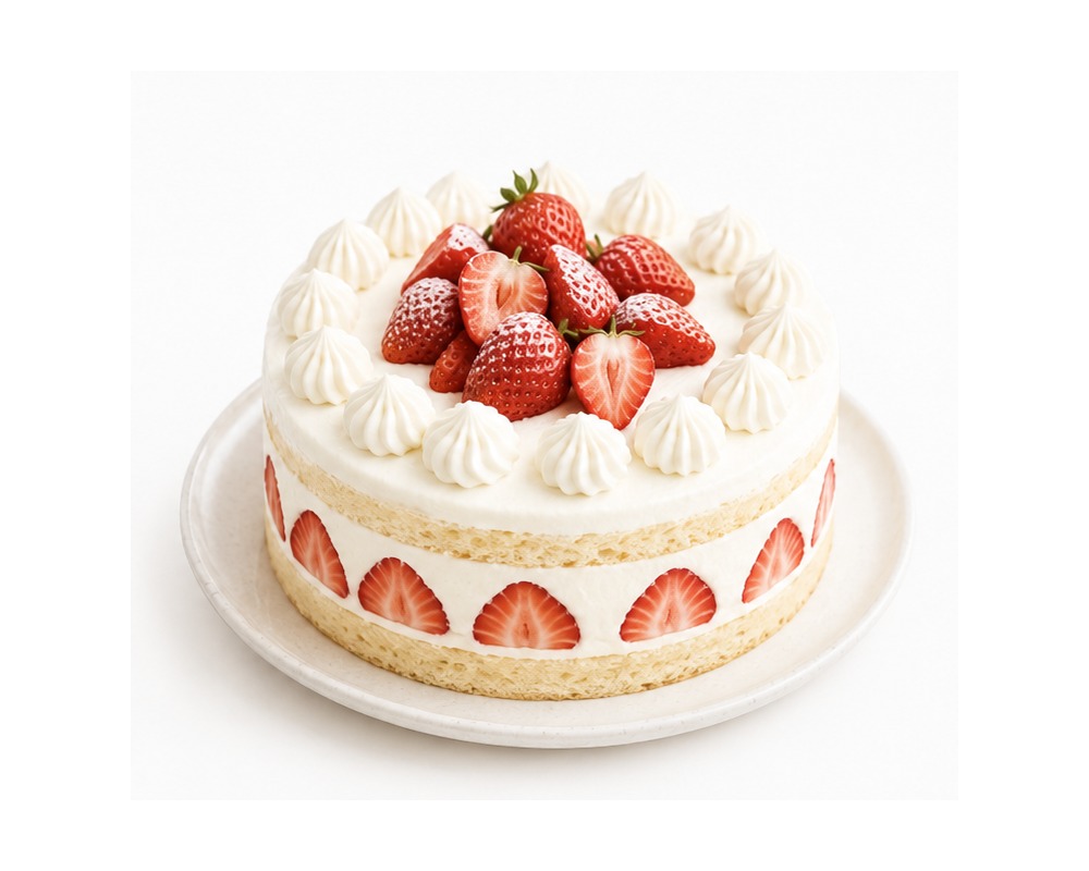 Fresh cream strawberry cake coming soon