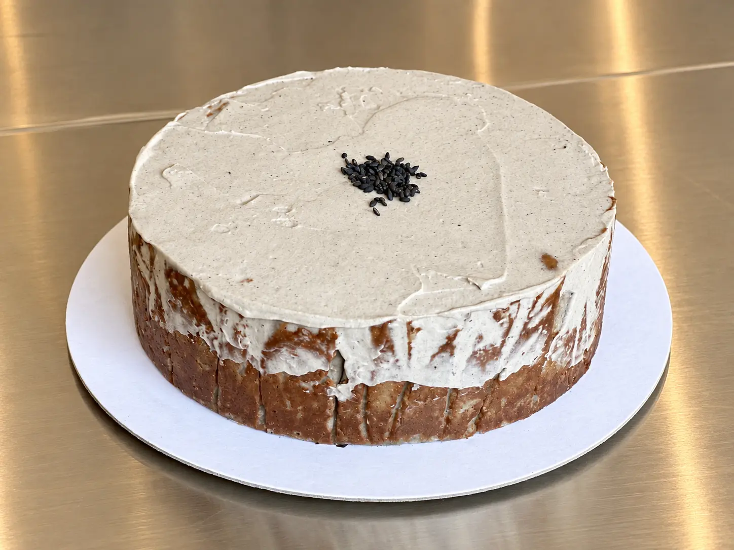 Black Sesame Basque Cheesecake