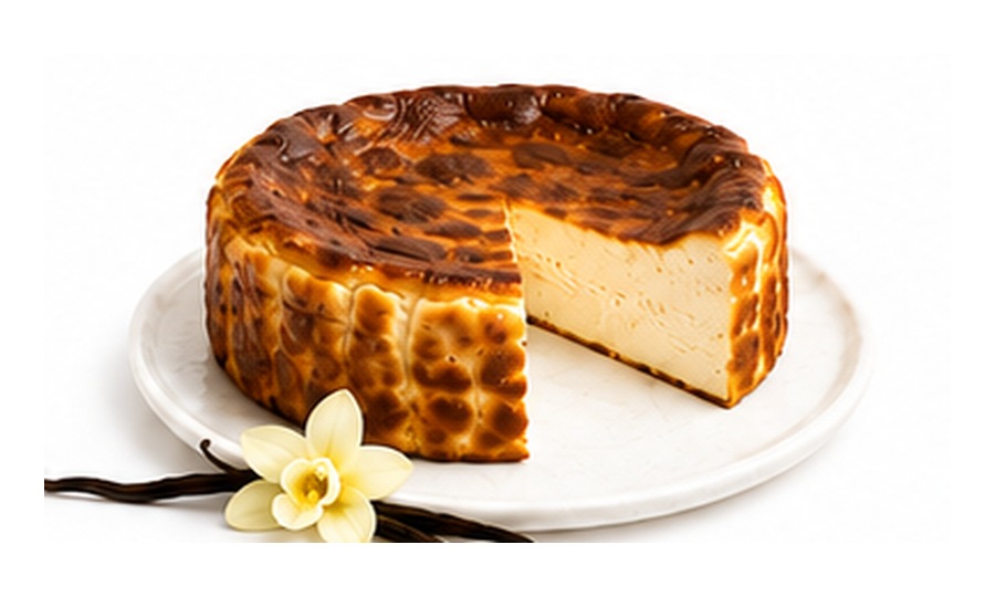 Vanilla Basque cheesecake