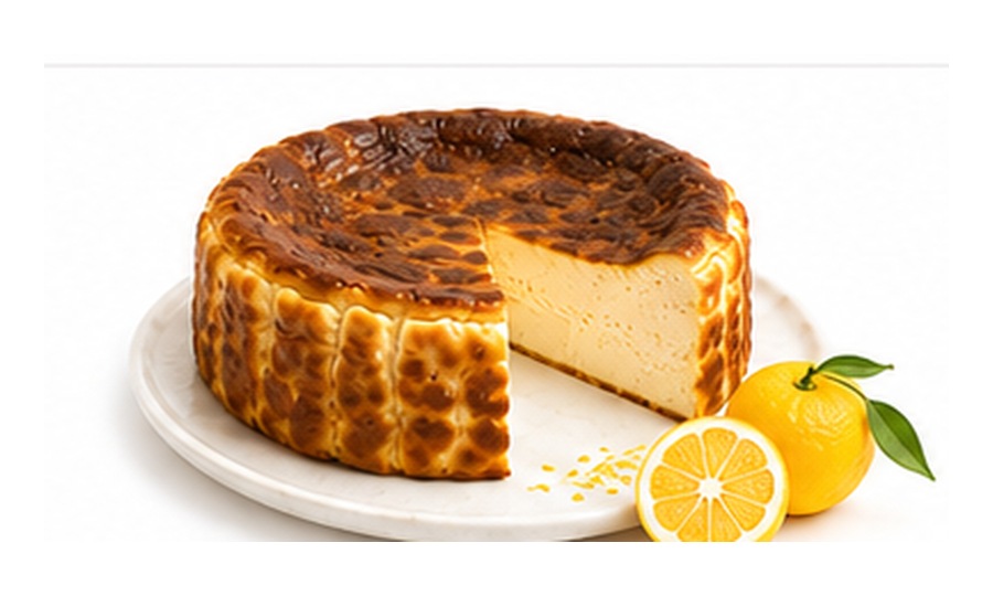Yuzu Basque cheesecake